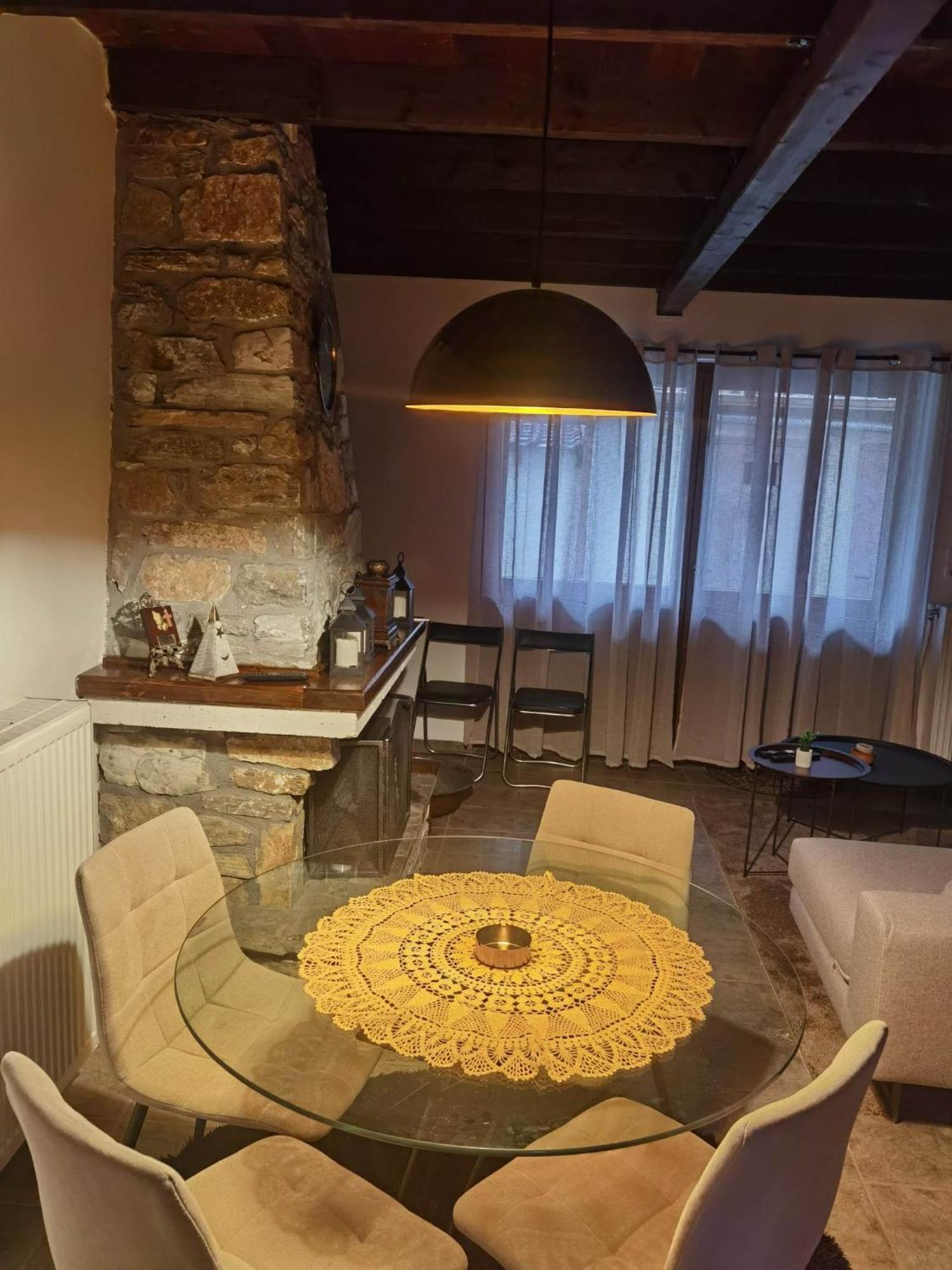 Traditional Stone Cottage In Palio Elatohori Exterior foto